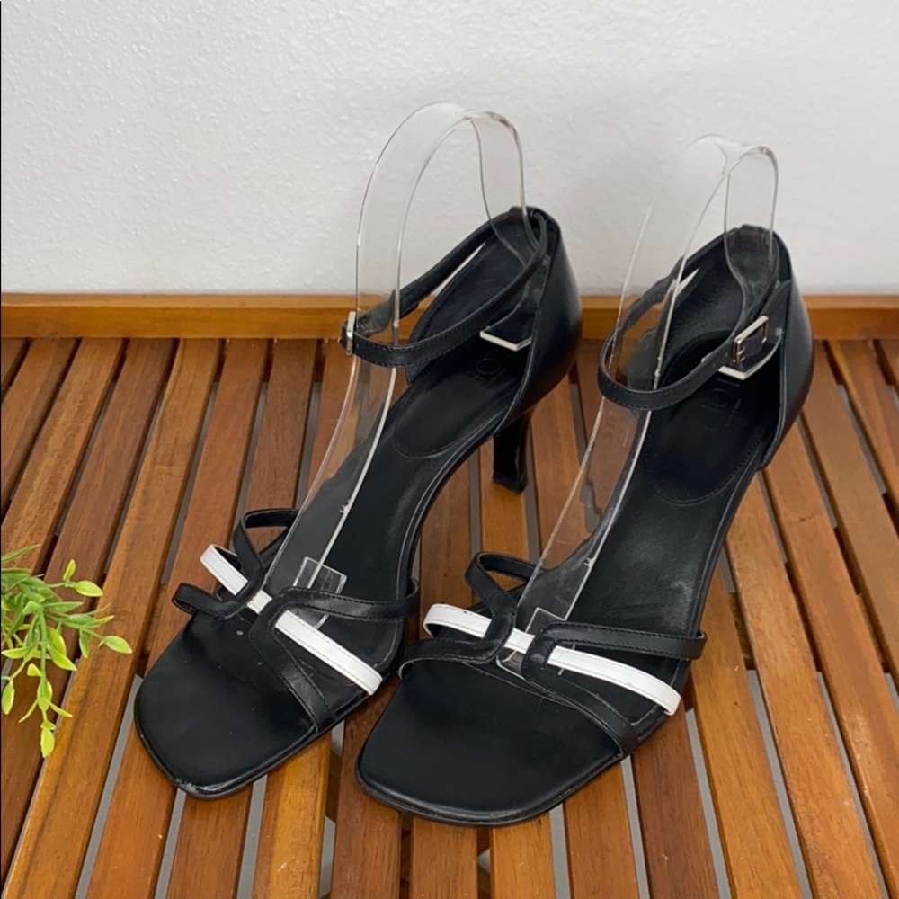 Ann Taylor Loft Square Toe Kitten Heels Size 8